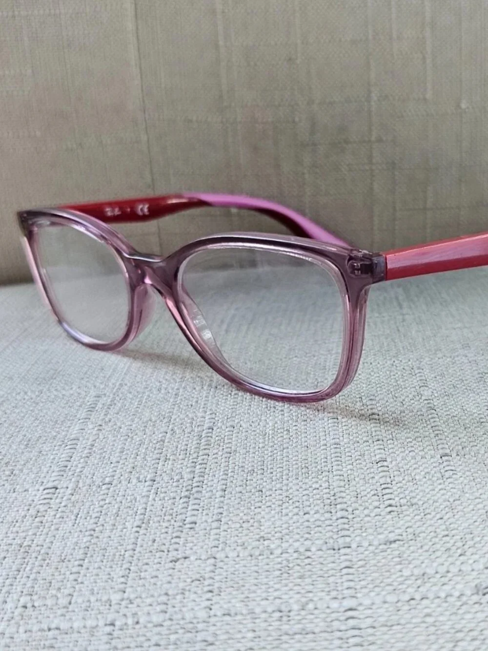 Ray-Ban Youth Glasses Frame Eyewear RB1586 3777 Red/Pink Tone Eyeglasses $129